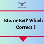 Etc. or Ect