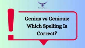Genius vs Genious