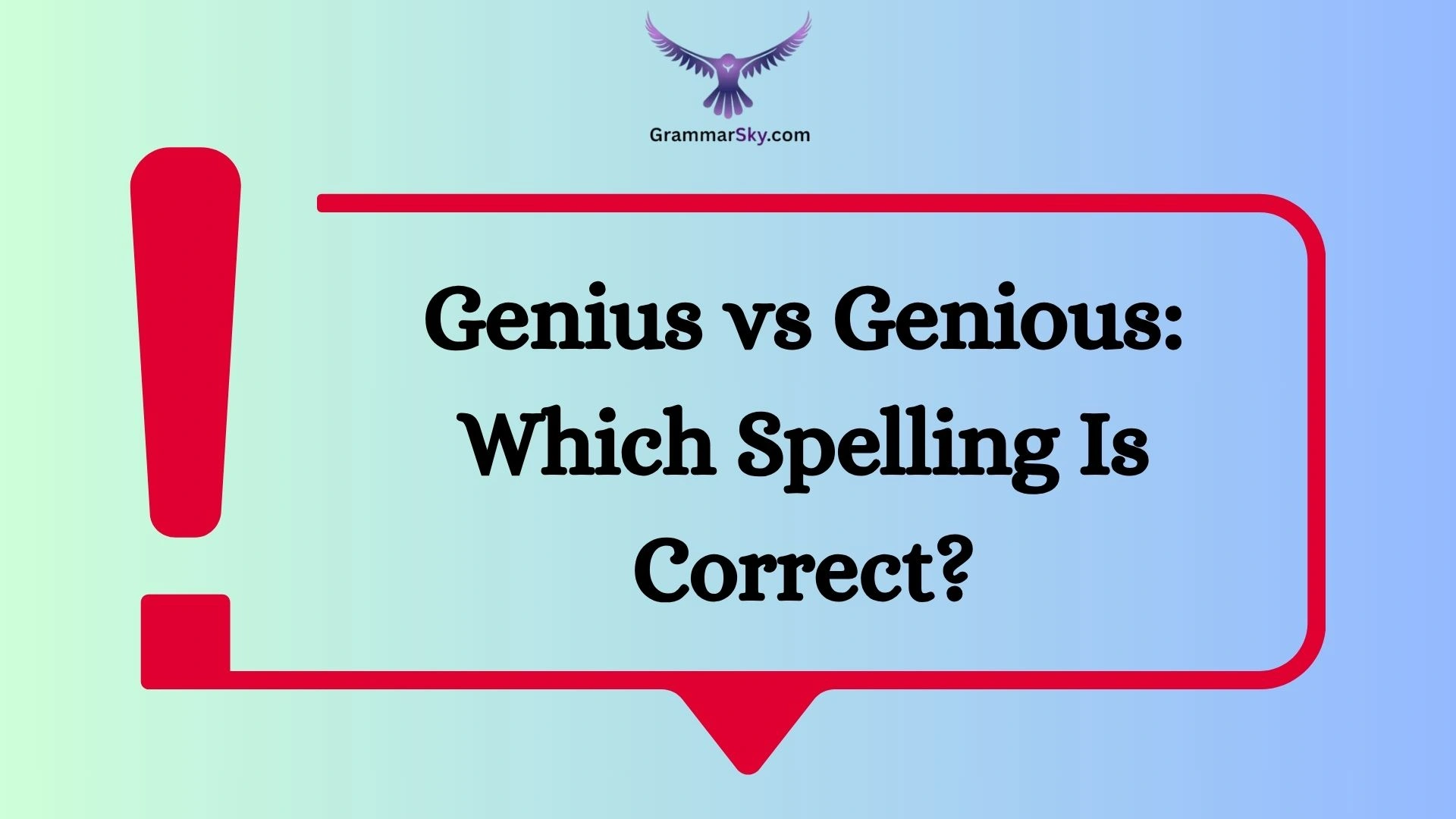 Genius vs Genious