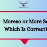 Moreso or More So