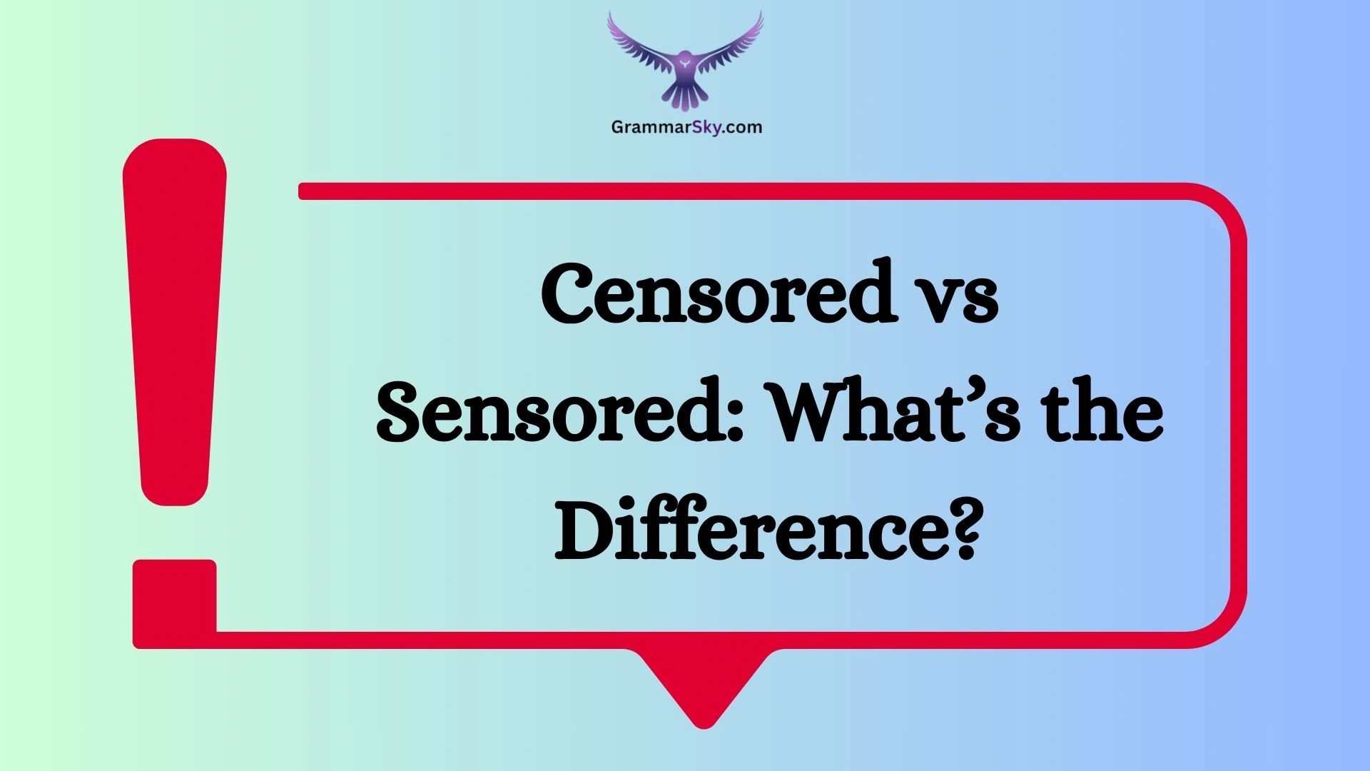 Censored vs Sensored