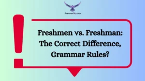 Freshmen vs. Freshman