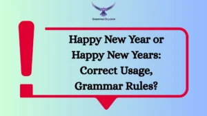 Happy New Year or Happy New Years