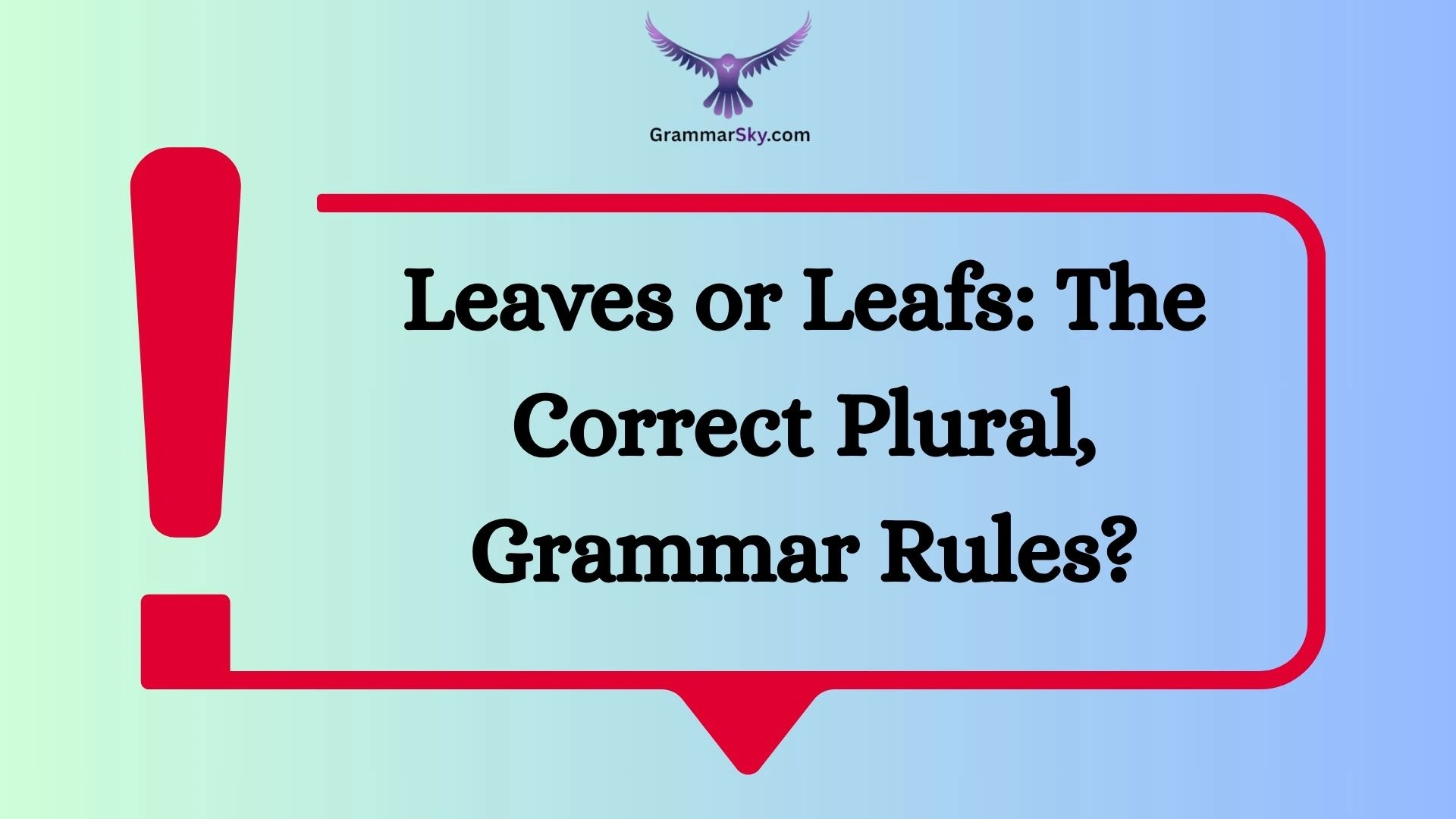 Leaves or Leafs