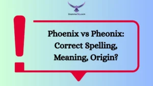 Phoenix vs Pheonix