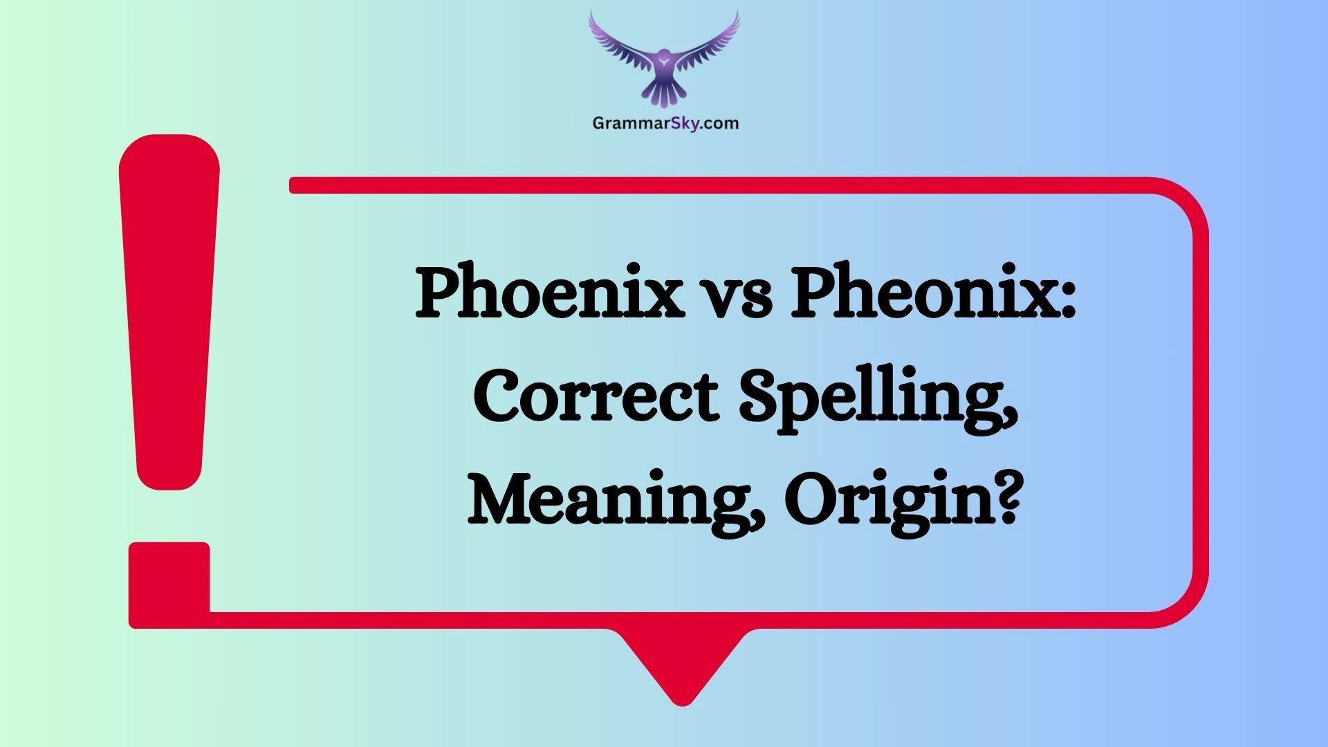 Phoenix vs Pheonix