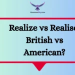 Realize vs Realise