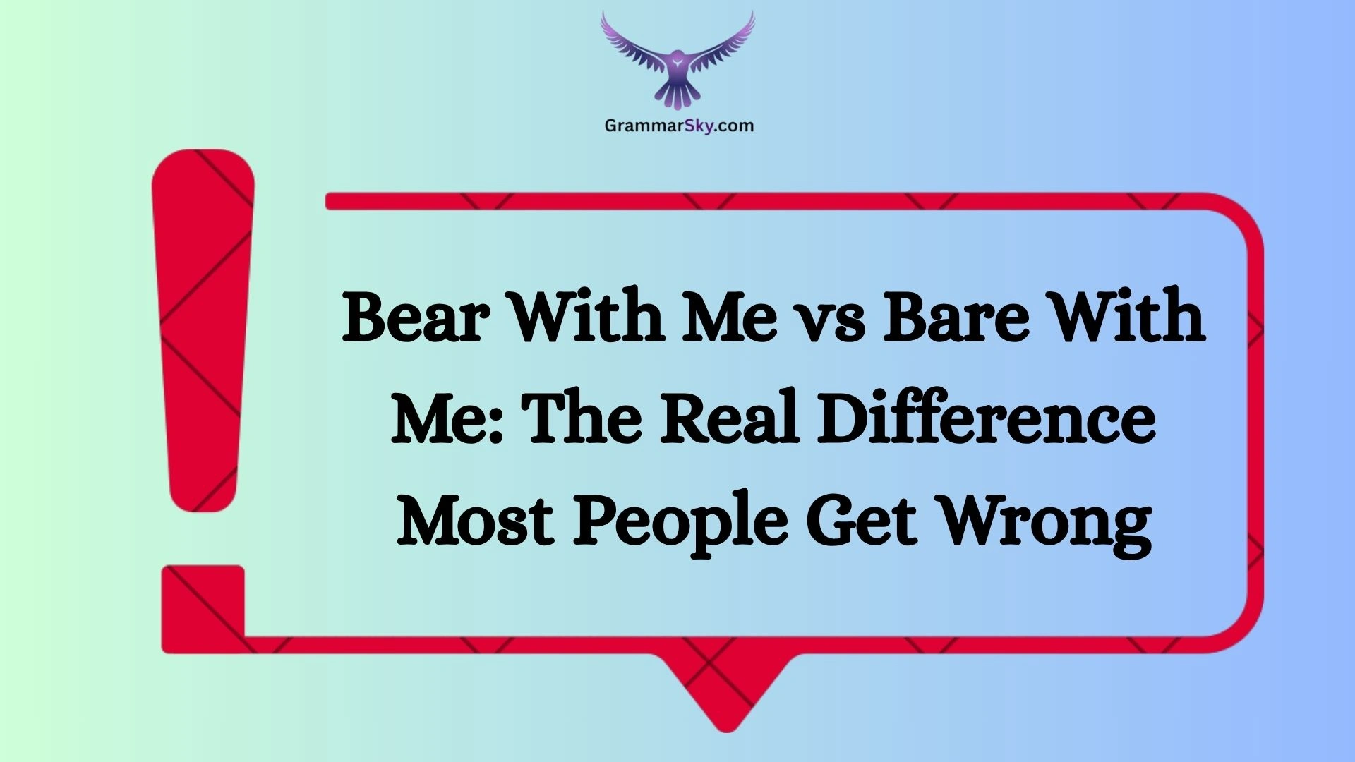 Bear With Me vs Bare With Me: The Real Difference Most People Get Wrong