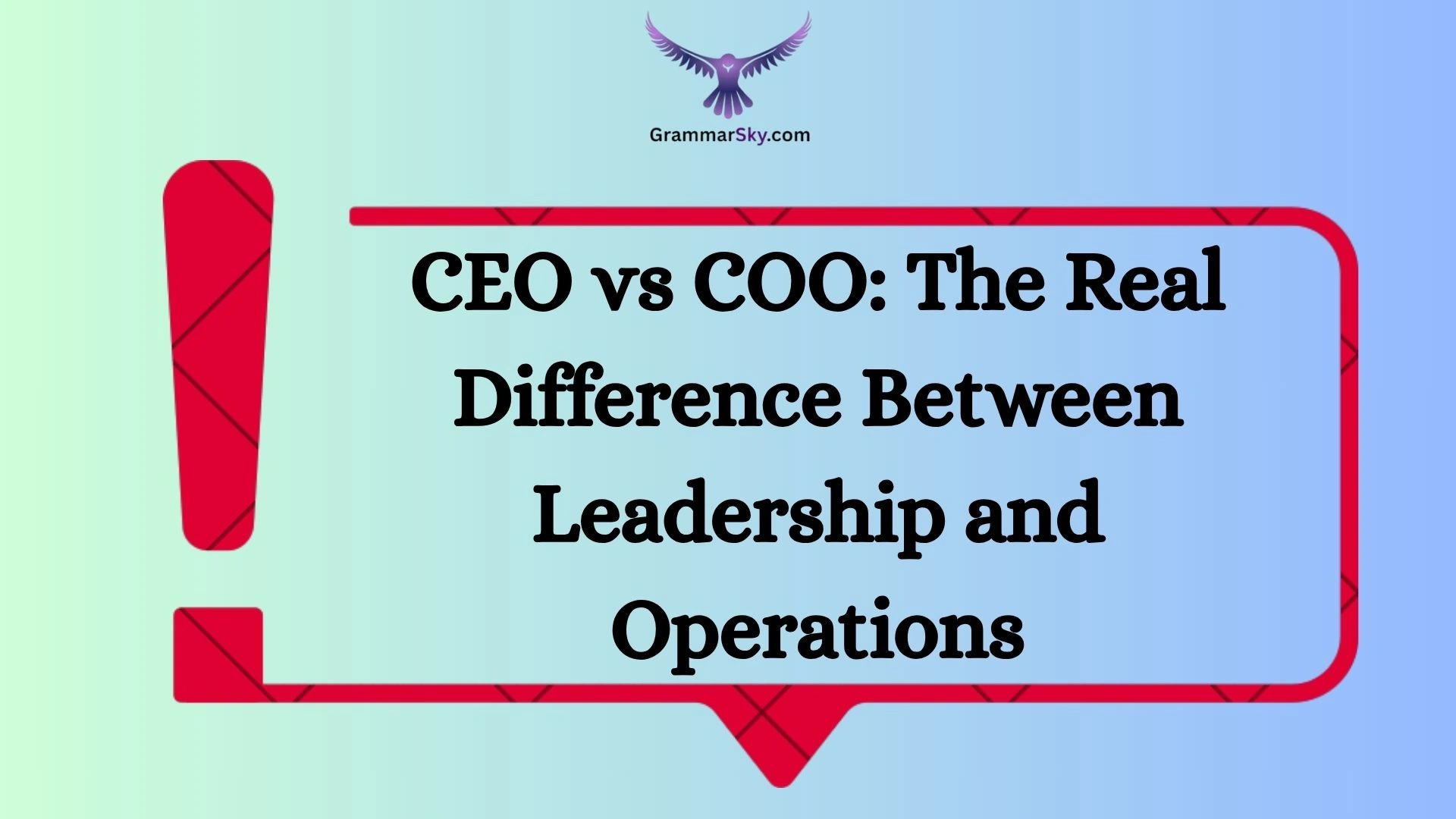 CEO vs COO: The Real Difference Between Leadership and Operations