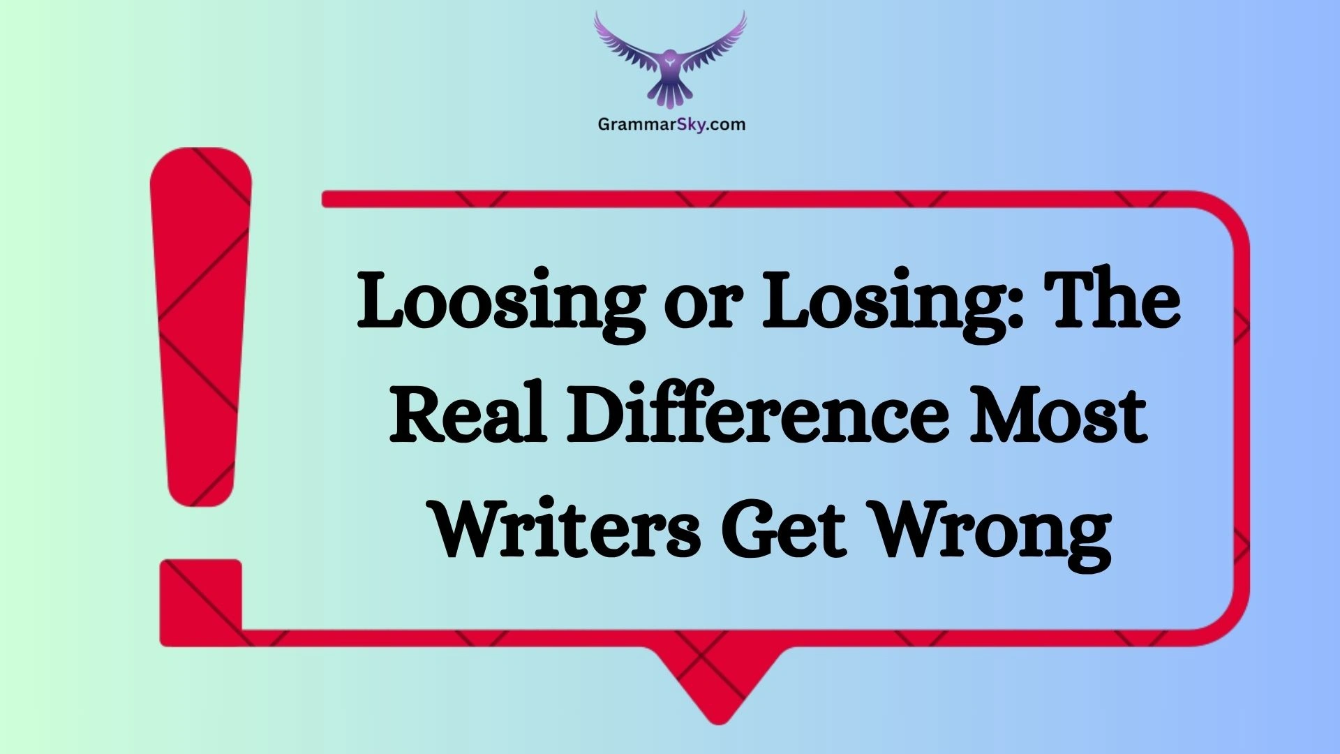 Loosing or Losing: The Real Difference Most Writers Get Wrong