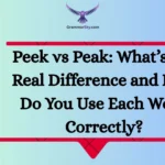 Peek vs Peak confusion often happens in English words, where identical pronunciation creates confusion in meaning and usage across writing and reading.
