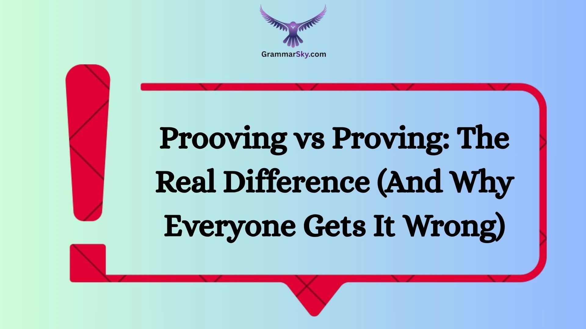 Prooving vs Proving: The Real Difference (And Why Everyone Gets It Wrong)