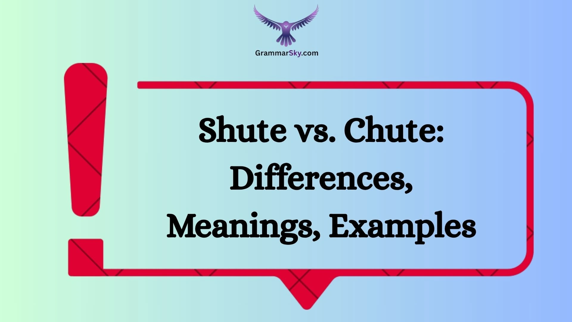 Shute vs. Chute: Differences, Meanings, Examples
