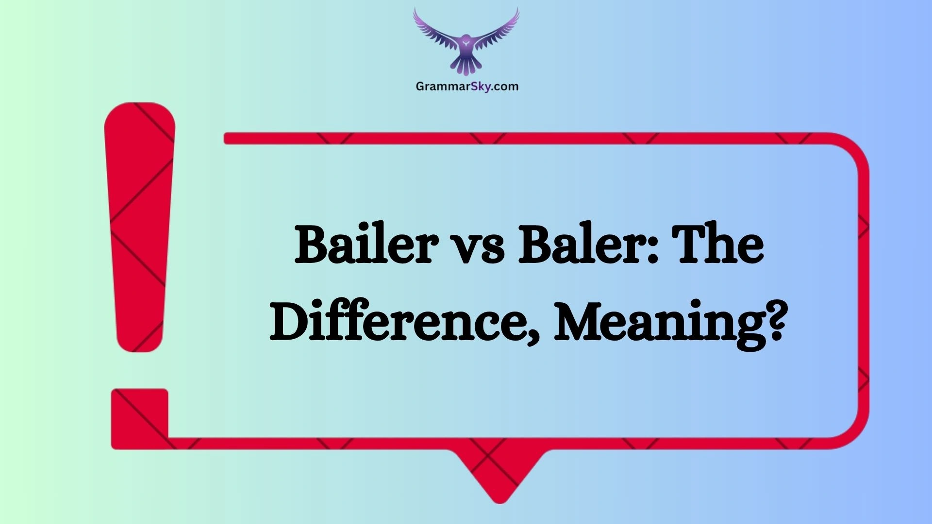 Bailer vs Baler: The Difference, Meaning?