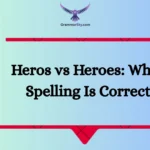Heros vs Heroes: Which Spelling Is Correct?