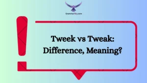 Tweek vs Tweak: Difference, Meaning?