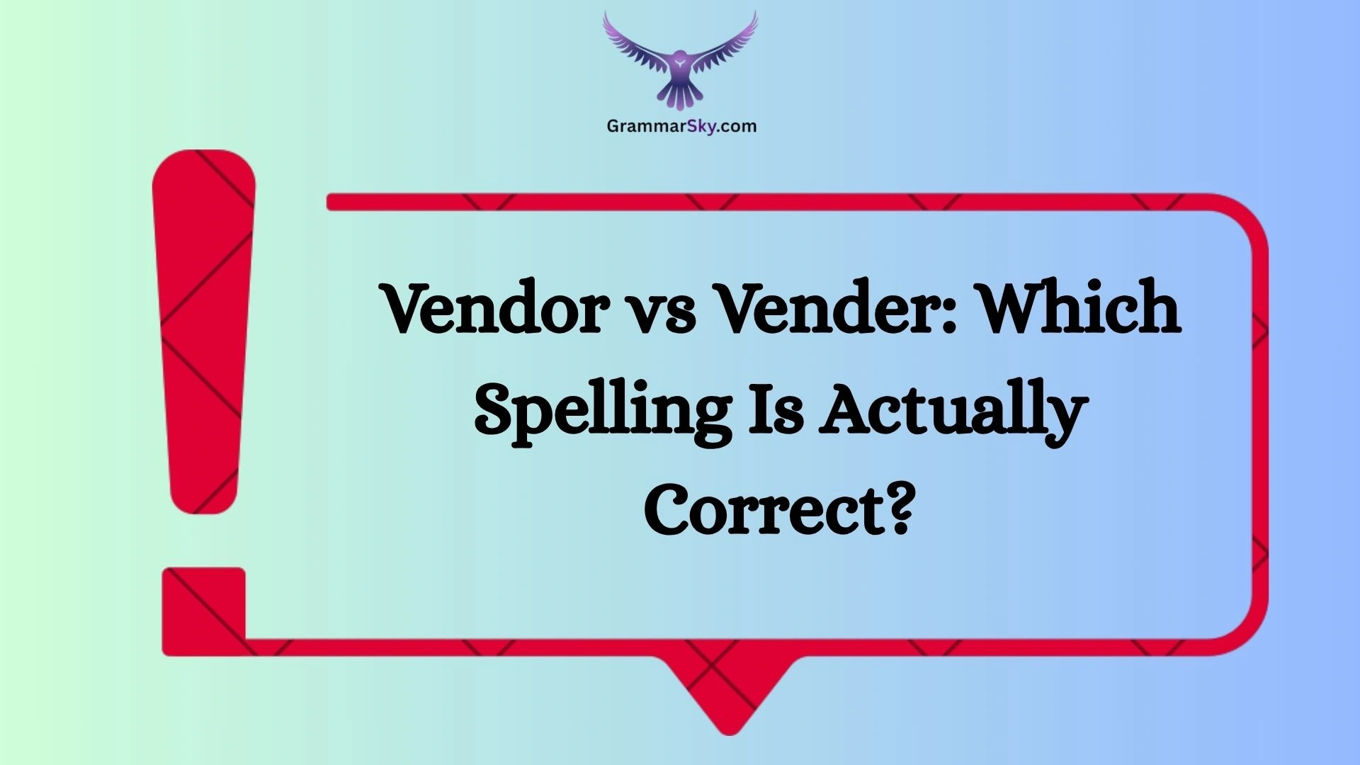 Vendor vs Vender: Which Spelling Is Actually Correct?