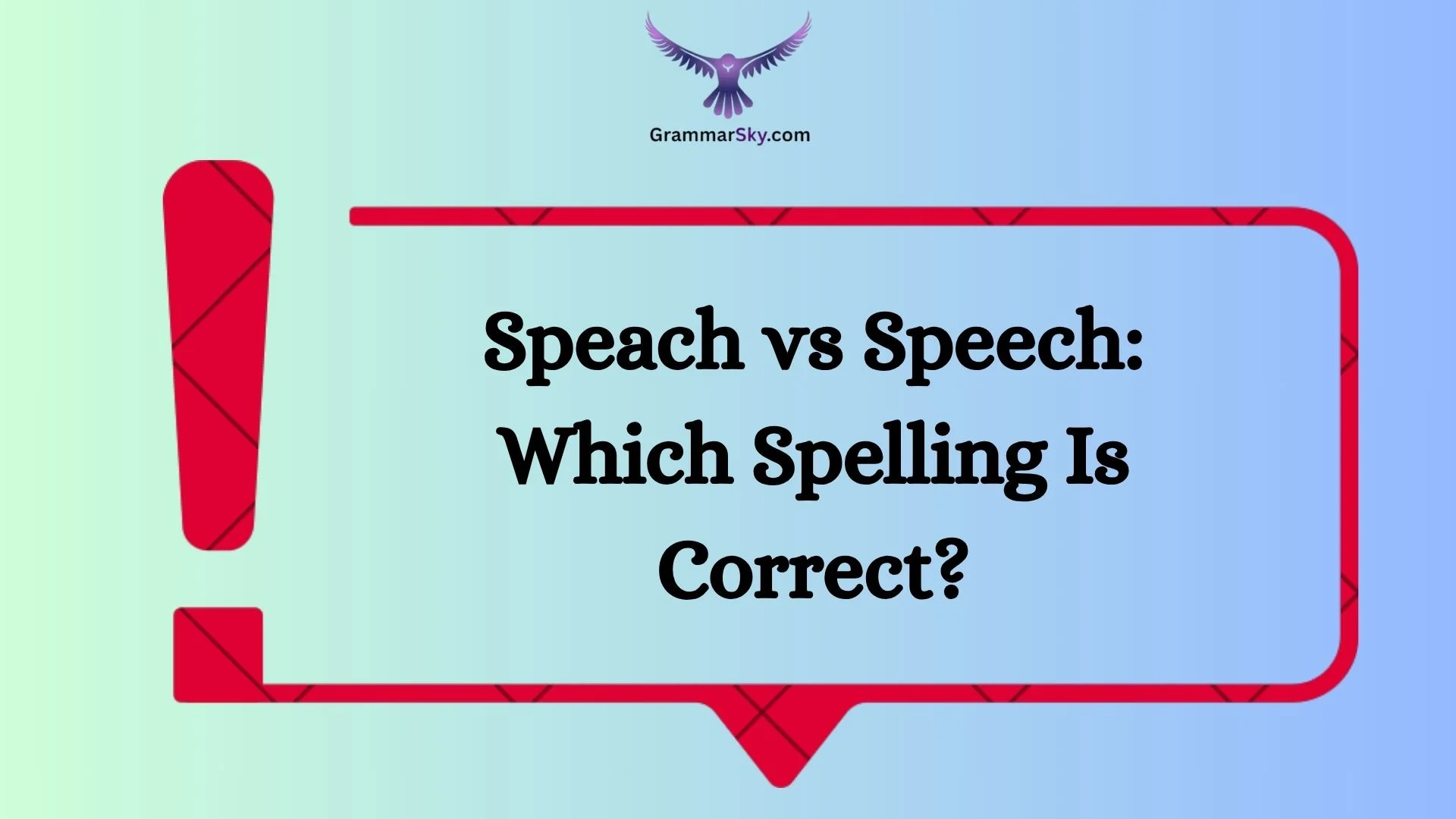 Speach vs Speech: Which Spelling Is Correct?
